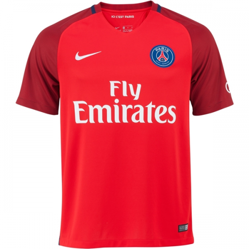 PSG Away Soccer Jersey 16/17 Red